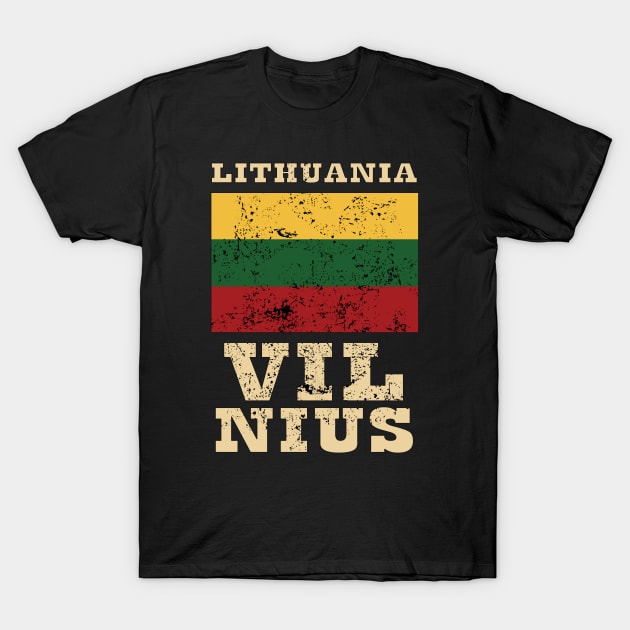 Flag of Lithuania T-Shirt by KewaleeTee